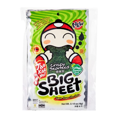 TAO KAE NOI Crispy Seaweed Big Sheet Classic Flavour 28.8gm