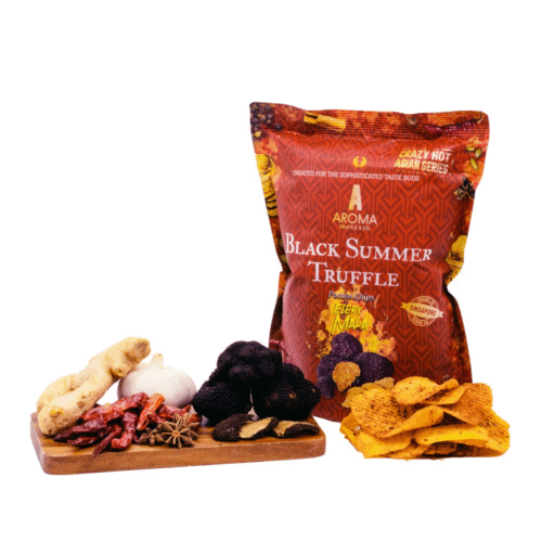 Aroma Black Summer Truffle Fiery Mala Potato Chips