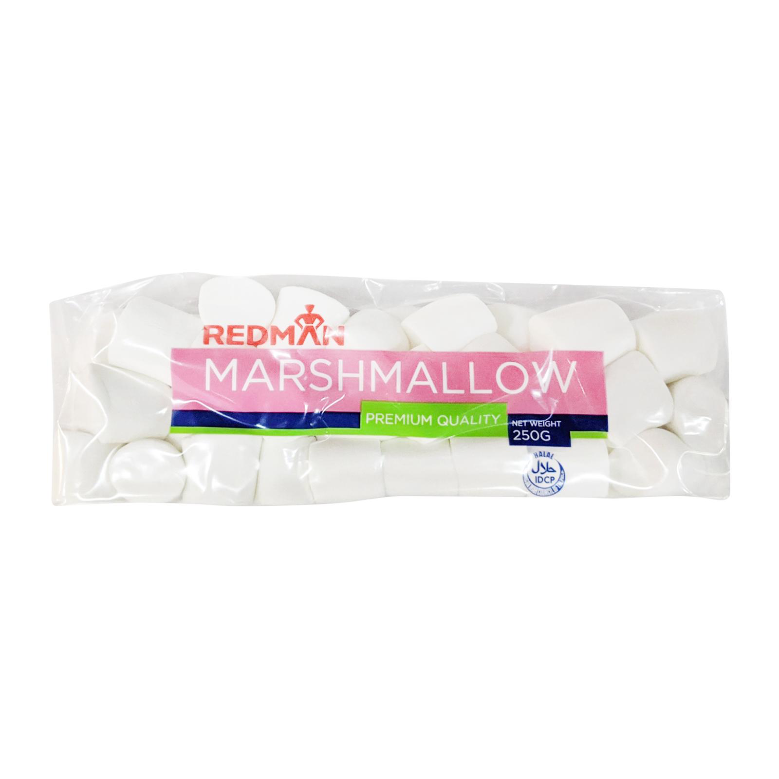 REDMAN Large White Marshmallows 250GM