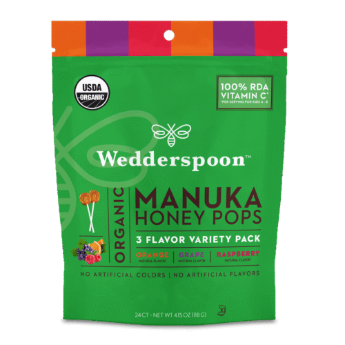 Wedderspoon Manuka Honey Pops 118gm
