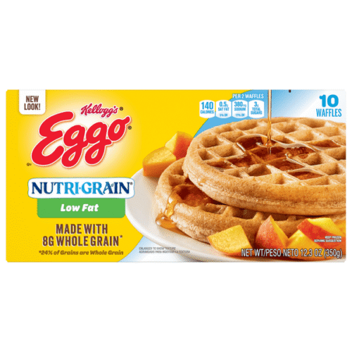 KELLOGG'S Eggo Nutri Grain Low Fat Waffles 350gm