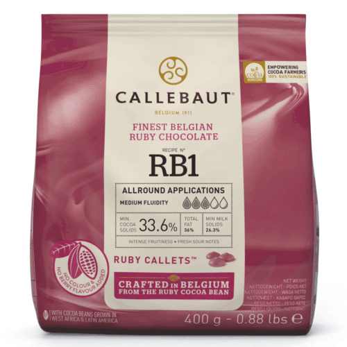 CALLEBAUT Ruby Callets 33.6% 400gm