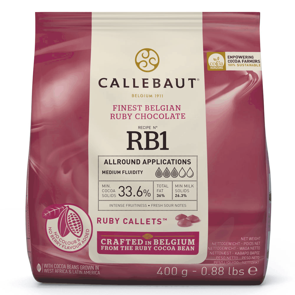 CALLEBAUT Ruby Callets 33.6% 400gm