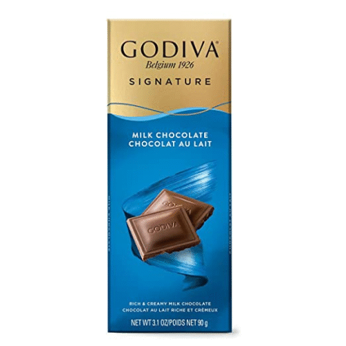 GODIVA Signature Milk Chocolate Bar 90gm