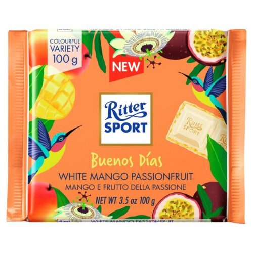 RITTER SPORT White Mango Passion Fruit 100gm
