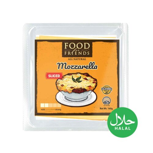 FOOD FOR FRIENDS Mozzarella Sliced 160gm