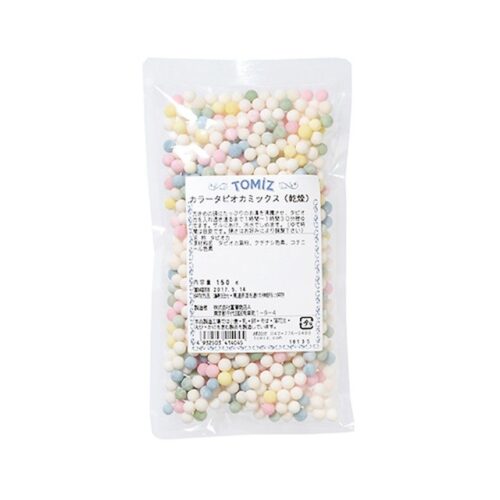 TOMIZAWA Dried Colourful Tapioca Pearls 150gm