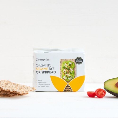 CLEARSPRING Organic Sesame Rye Crispbread 200gm