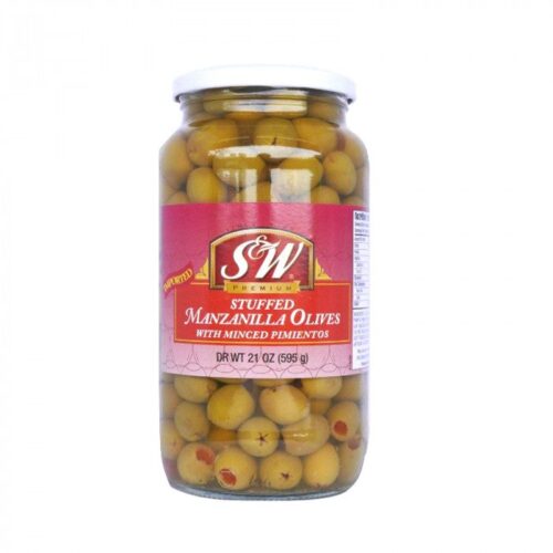 S&W Stuffed Manzanilla Olive 595gm