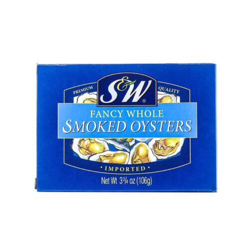 S&W Whole Smoked Oysters 106gm