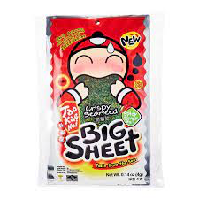 TAO KAE NOI Crispy Seaweed Big Sheet Hot & Spicy Flavour 28.8gm