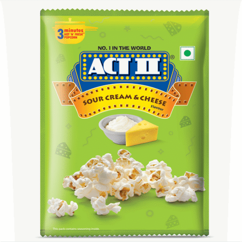 ACT 2 Instant Sour Cream & Cheese Popcorn 50gm