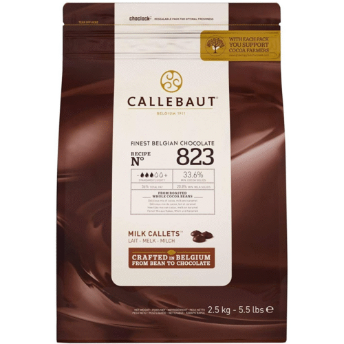 CALLEBAUT 823 33.6% Milk Callets 2.5kg