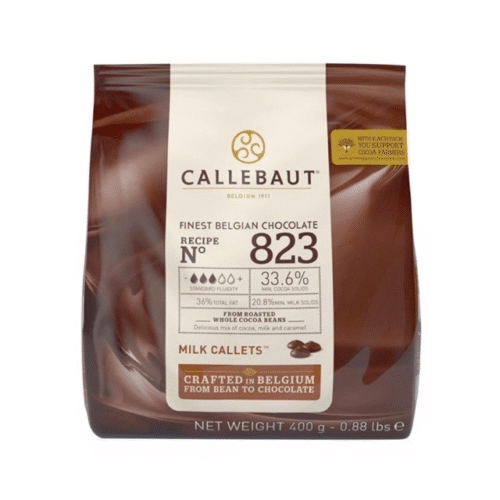 CALLEBAUT 823 33.6% Milk Callets 400gm