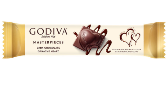GODIVA Dark Chocolate Ganache Heart 30gm