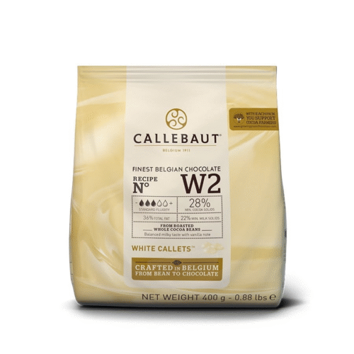 CALLEBAUT 28% White Callets W2 400gm