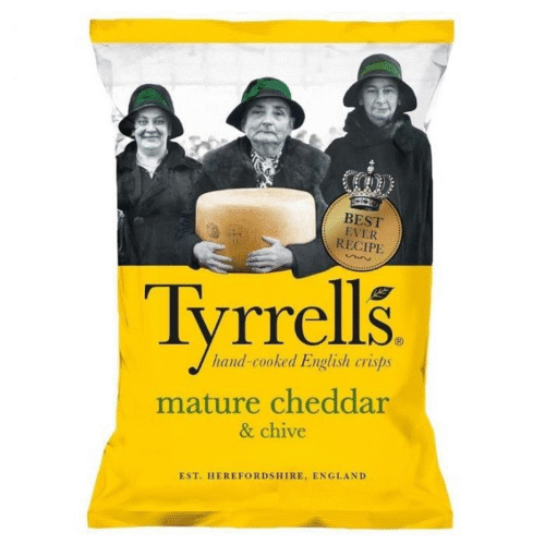 TYRRELLS Mature Cheddar & Chive 40g