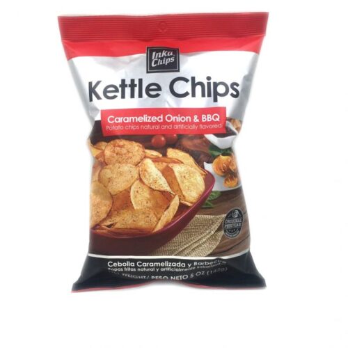INKA Kettle Potato Chips Caramelized Onion & Bbq Flavor 142gm