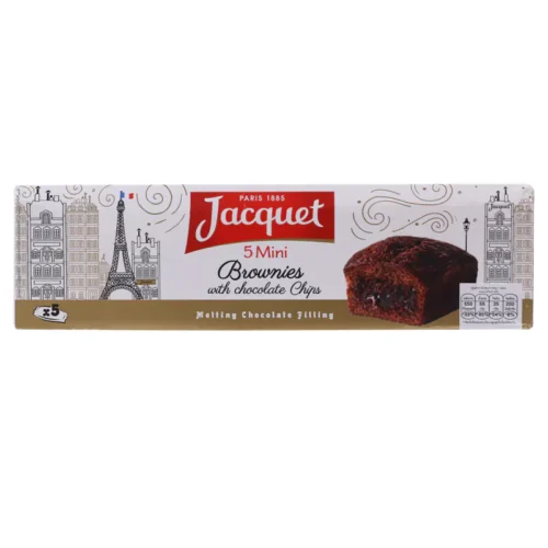 JACQUET 5 Mini Brownie With Chocolate Chips 150gm