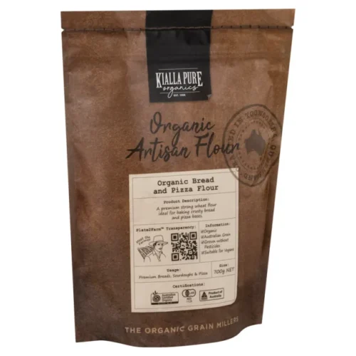KIALLA PURE Organic Artisan Bread & Pizza Flour 700gm