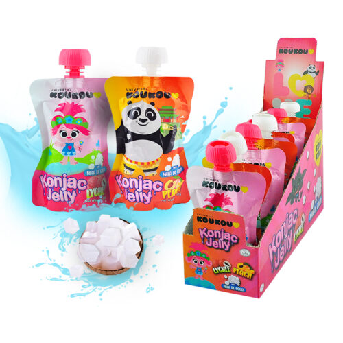 Kou Kou Love Konjac Jelly Lychee & Peach 150gm