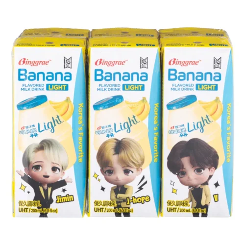 BINGGRAE Banana Milk Light Less Sugar 200ml