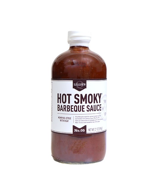 LILLIE'S Hot Smoky Barbeque Sauce 595gm