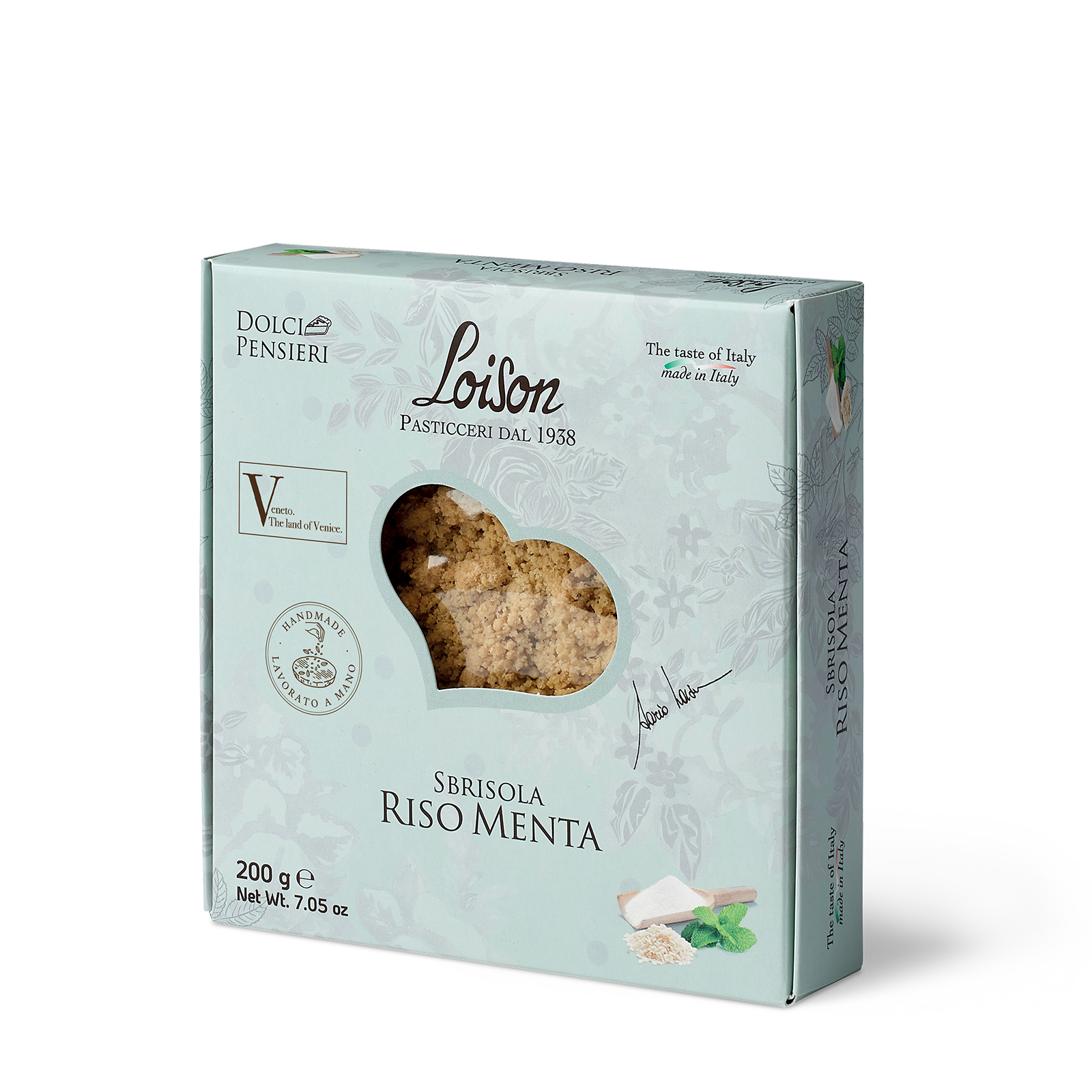 LOISON Sbrisola Cake Flour & Mint 200gm