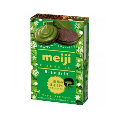 MEIJI Rich Matcha Biscuits 96gm