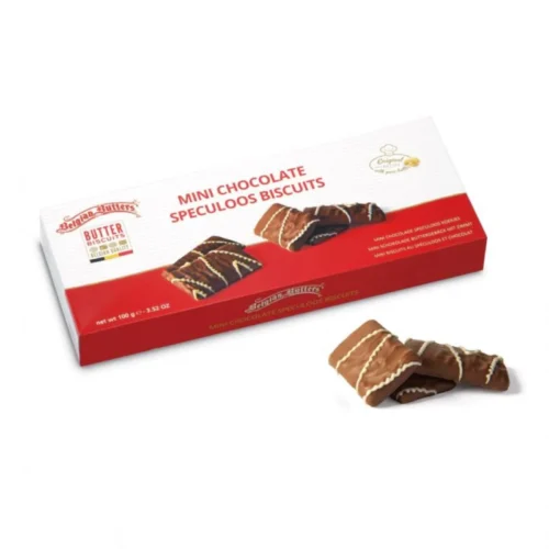 BELGIAN BUTTERS Mini Chocolate Speculoos Biscuits 100gm
