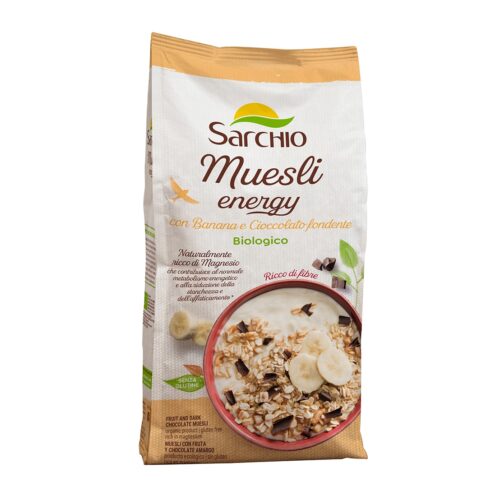 SARCHIO Fruit and dark chocolate muesli 250gm