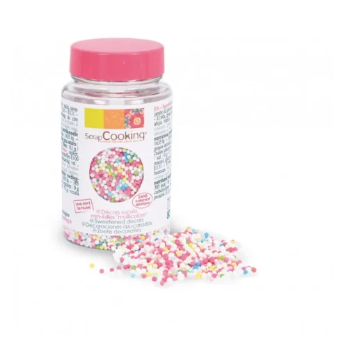 SCRAP COOKING Multicolor Ball Sprinkles 70gm