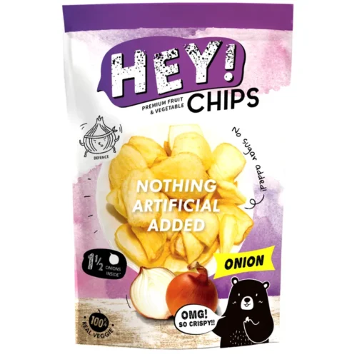 HEY! CHIPS No Sugar Added Onion Chips 20gm