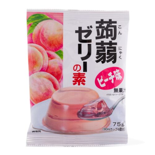 OSHIMA Konnyaku Peach Jelly Premix 75gm