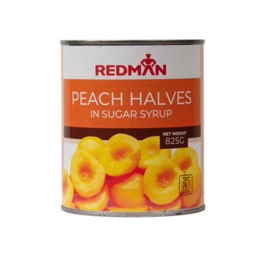 REDMAN Peach Halves In Sugar Syrup 825gm
