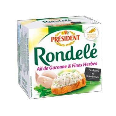 PRESIDENT Rondele Fine Herbs Cheese Spread 125g