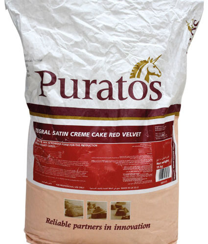 Puratos Flour Tegral Satin Crème Cake Red Velvet 15KG