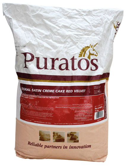 Puratos Flour Tegral Satin Crème Cake Red Velvet 15KG