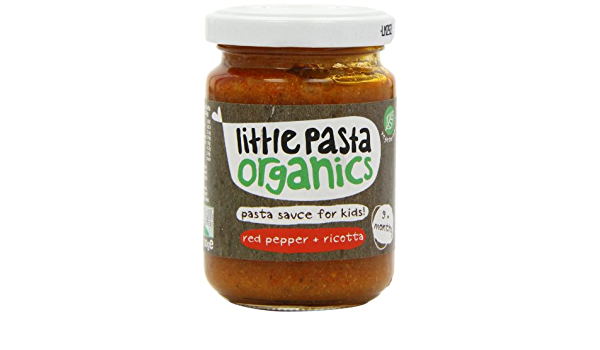 LITTLE PASTA Organics Red Pepper +Ricotta Sauce 130gm
