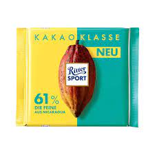 RITTER SPORT Dark Chocolate 61% 100g