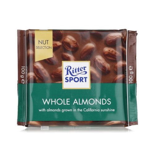 RITTER SPORT Whole Almonds 100g