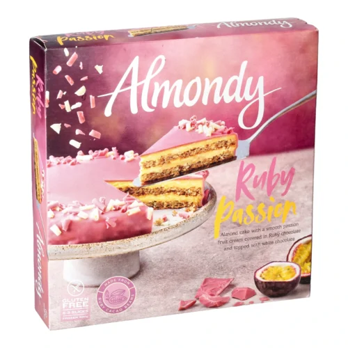 ALMONDY Frozen Ruby Passion Almond Cake 400gm