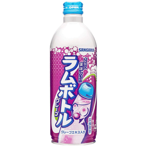 SANGARIA Grape Ramune 500ml
