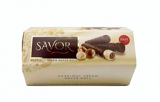 JOUY & CO Savor Hazelnut Cream Wafer Roll 162gm