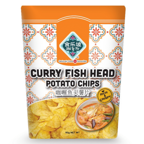 Shi Le Po Curry Fish Head Potato Chips 80g