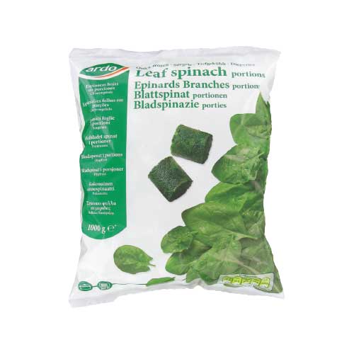 ARDO BEL Frozen Spinach Leaf 2.5kg