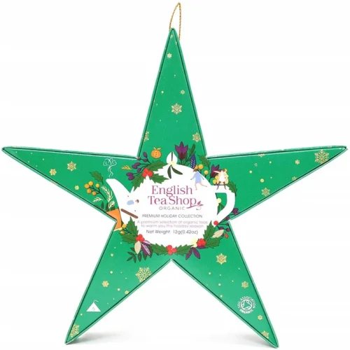 ENGLISH TEA SHOP Organic Star Gift Pack Green Pyramid Tea 6S 12GM