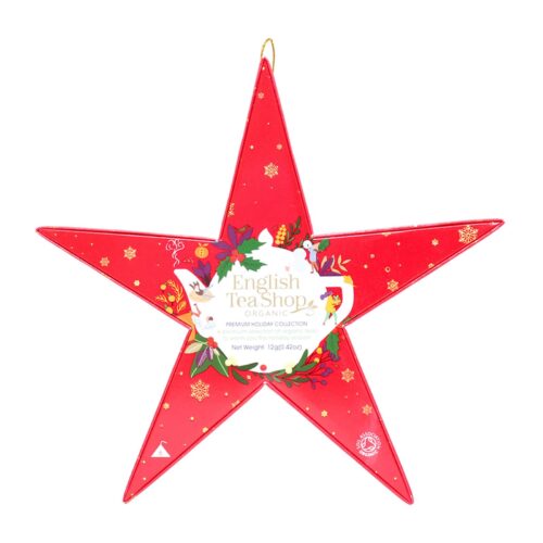 ENGLISH TEA SHOP Organic Star Gift Pack Red Pyramid Tea 6S 12GM