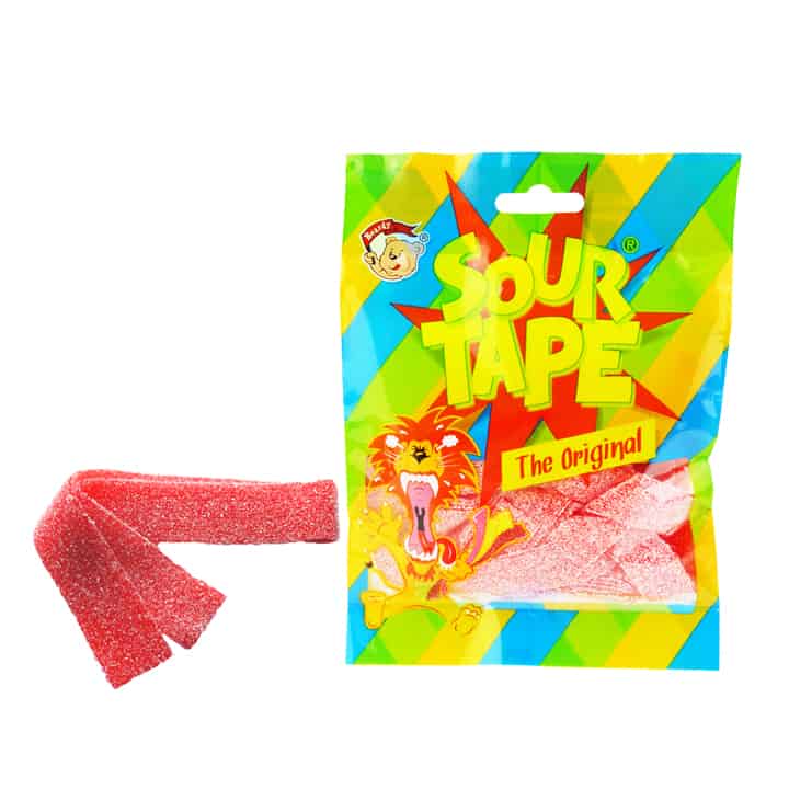 BEARDY Sour Tape Strawberry 100gm