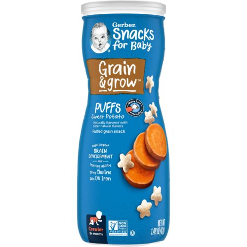 Gerber Grain & Grow Sweet Potato Puffs 42gm